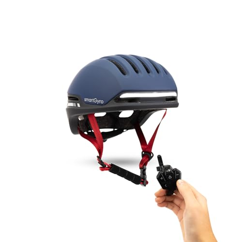 smartGyro Smart Helmet PRO – Smart Helmet mit automatischem Bremslicht, Blinkern, Lautsprechern, Bluetooth, Größe M, EPS + PC, Batterie, Frontvisier, LEDs vorne und hinten, schwarze Farbe smartGyro Smart Helmet PRO – Smart Helmet mit automatischem Bremslicht, Blinkern, Lautsprechern, Bluetooth, Größe M, EPS + PC, Batterie, Frontvisier, LEDs vorne und hinten, schwarze Farbe von SMARTGYRO