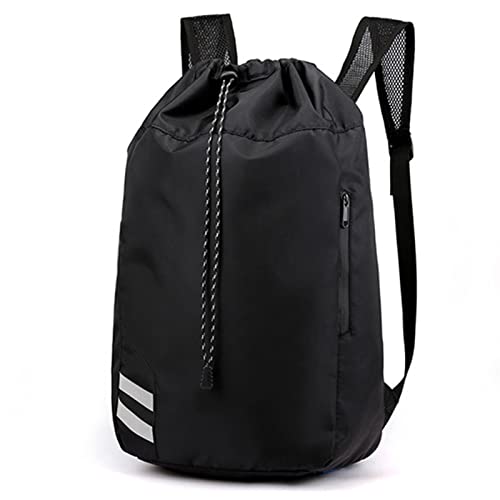 SMBAOFUL Bowlingtaschen Rucksack Oxford Stoff Eimer Kordelzug Wasserdicht Outdoor Fußball Fußball Basketball von SMBAOFUL