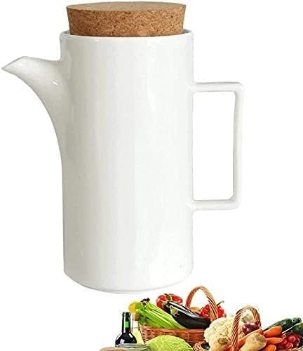 SMBAOFUL Keramik-Sojasauce-Essigkrug, Gewürzflaschen, Keramik-Spenderflasche, Sojasauce-Flasche, Essig-Menage, Ausgießer, Gewürzspender für Küche und Zuhause, Soja von SMBAOFUL