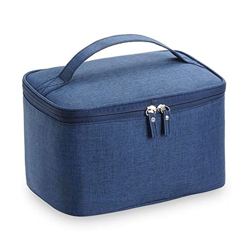 SMBAOFUL Make-up-Tasche, große Kapazität, Kosmetiktasche für Reisen, praktische Toiletten-Aufbewahrungstasche, Outdoor-Reisen, wasserdichte Make-up-Tasche (Farbe: Blau) von SMBAOFUL