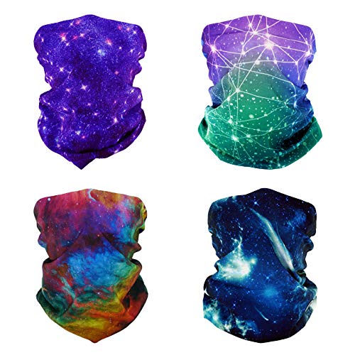 SMEHCF 4 Multifunktionstuch Gesichtsmaske Motorradmaske Sportmaske Sturmmaske Maske Halsmanschette Schal Bandana für Damen Herren Galaxis Star Milchstraße Universum Weltraum Meteor Konstellation SMEHCF 4 Multifunktionstuch Gesichtsmaske Motorradmaske Sportmaske Sturmmaske Maske Halsmanschette Schal Bandana für Damen Herren Galaxis Star Milchstraße Universum Weltraum Meteor Konstellation von SMEHCF