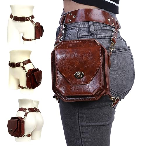 Oberschenkeltasche PU Leder Verstellbar Oberschenkeltasche PU Leder Verstellbar von SMELEYOU