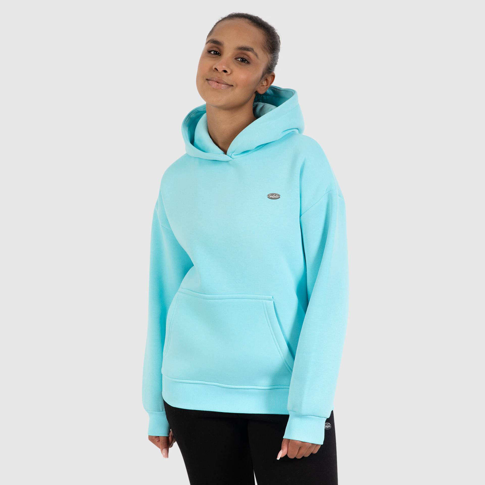 Damen Hoodie Odelia Türkis von SMILODOX