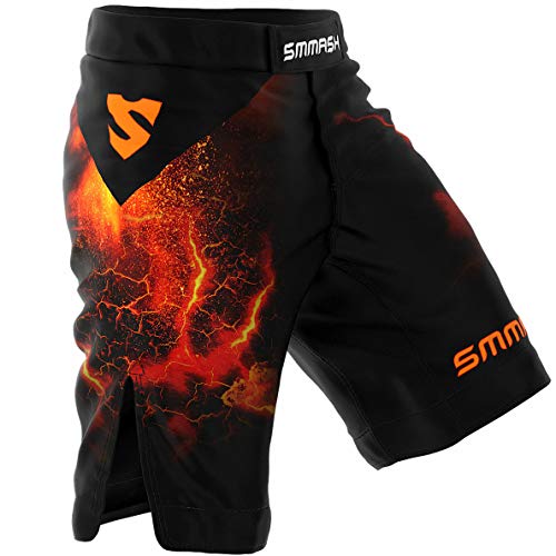 SMMASH MMA Shorts Herren Thaibox Muay Thai Hose Boxhose Sporthose Trainingsshorts Atmungsaktiv Kletterverschluss Abriebfest SMMASH MMA Shorts Herren Thaibox Muay Thai Hose Boxhose Sporthose Trainingsshorts Atmungsaktiv Kletterverschluss Abriebfest von SMMASH