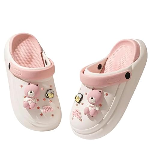 Clogs Cartoon Süße Damen Hausschuhe Home Casual Weiche Sohlen Hausschuhe Outdoor Clogs Sandalen-Rosa-40-41 Clogs Cartoon Süße Damen Hausschuhe Home Casual Weiche Sohlen Hausschuhe Outdoor Clogs Sandalen-Rosa-40-41 von SMMZRF