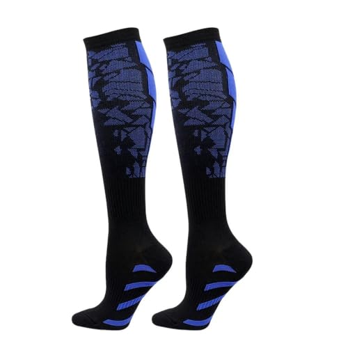 SMMZRF 2 Paar Kompressionssocken Sportsocken Zur Linderung Von Krampfadern Und Schwellungen-Cy0071-L/Xl (2Pairs) von SMMZRF