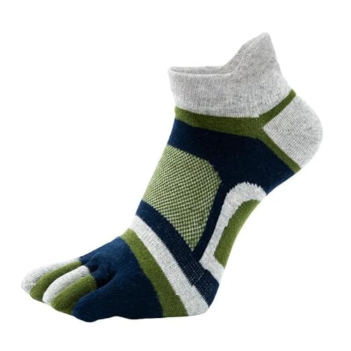 SMMZRF Socke 5/6 Paar Knöchelzehensocken Für Herren, Jugend-Baumwoll-Mesh-Zehensocken-5-Paare A6-Eu 39-44 von SMMZRF