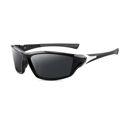 SMMZRF Sonnenbrille Unisex Uv400 Polarisierte Fahrteile Der Männer Polarisierte Mode -Sonnenbrille Für Männer-Schwarz-Mit Box von SMMZRF