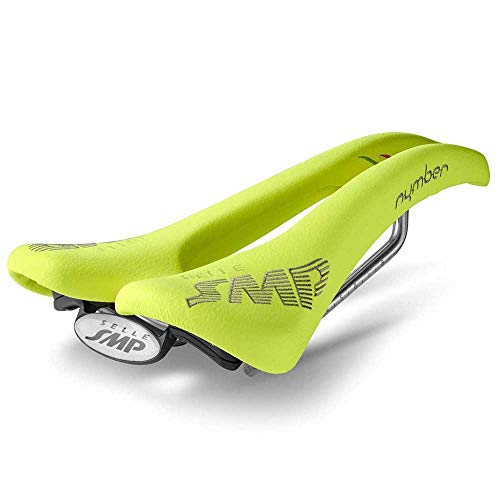 SMP Unisex – Erwachsene SÄTTEL 4BIKE NYMBER GELB Fluo 2018, BLAU SMP Unisex – Erwachsene SÄTTEL 4BIKE NYMBER GELB Fluo 2018, BLAU von SMP