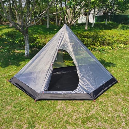 SMZhomeone 4 Season Camping Inner Tent Outdoor Summer Mesh Tent Shelter mit den mitgelieferten Zeltheringen zur einfachen Befestigung an kompatiblen Außenzelten.(M) von SMZhomeone