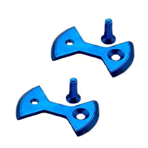 SMZhomeone Fahrradpedalplatte Bogen für Fahrradpedalplatte Bogen mit Titanlegierung, verbesserte Fahrradleistung (blau) von SMZhomeone