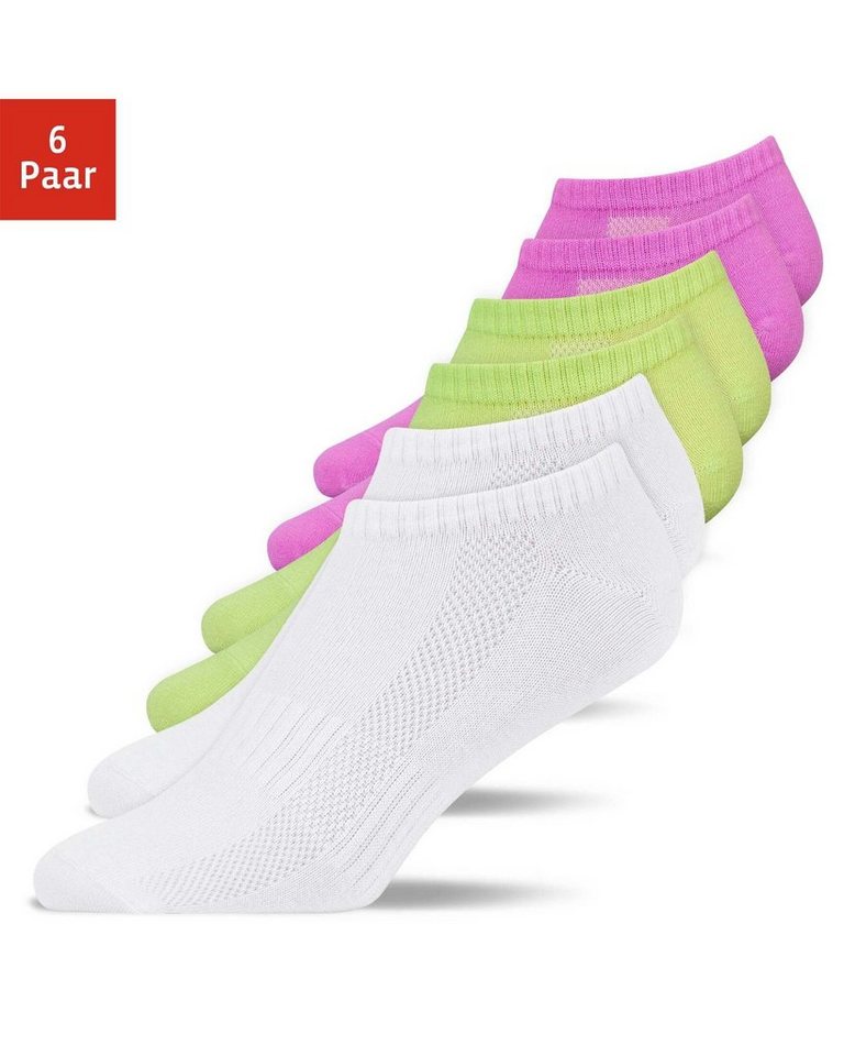 SNOCKS Sneakersocken kurze Socken für Herren & Damen (6-Paar) aus Bio-Baumwolle, für jeden Schuh und Anlass von SNOCKS