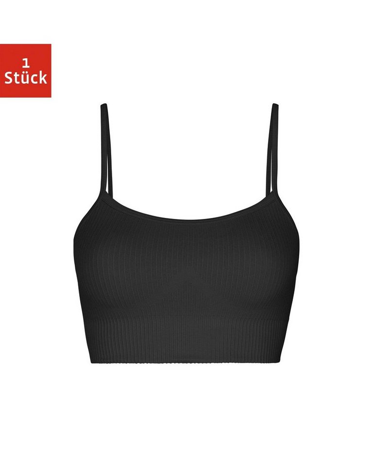 SNOCKS Sport-BH Gerippter Sport-BH Damen (1-tlg) seamless und blickdicht, perfekt für den Sport von SNOCKS