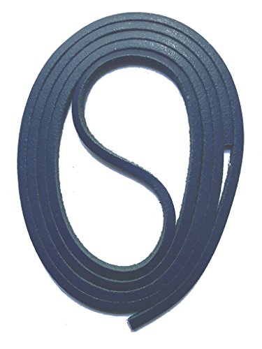 SNORS Ledersenkel DUNKELBLAU 120cm, 3mm – Schnürsenkel aus echtem Leder – Rindsleder – toller natürlicher Look - Lederriemen, Docksider, Lederband, Lederwaren von SNORS