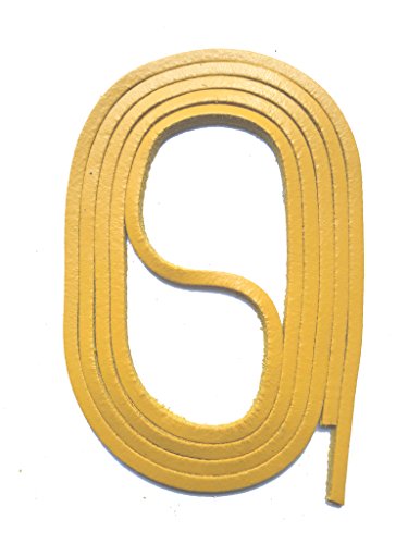 SNORS Ledersenkel GELB 120cm, 3mm – Schnürsenkel aus echtem Leder – Rindsleder – toller natürlicher Look - Lederriemen, Docksider, Lederband, Lederwaren SNORS Ledersenkel GELB 120cm, 3mm – Schnürsenkel aus echtem Leder – Rindsleder – toller natürlicher Look - Lederriemen, Docksider, Lederband, Lederwaren von SNORS