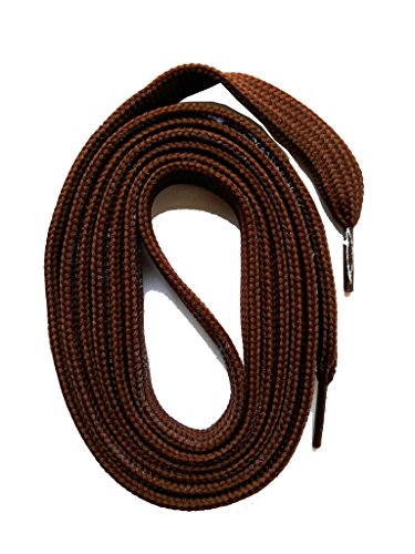 SNORS SCHNÜRSENKEL flach DUNKELBRAUN 145cm, reißfest, Made in Germany, universelle Flachsenkel aus Polyester für Sportschuhe Sneaker Turnschuhe und Chucks - ÖkoTex, 10mm breit SNORS SCHNÜRSENKEL flach DUNKELBRAUN 145cm, reißfest, Made in Germany, universelle Flachsenkel aus Polyester für Sportschuhe Sneaker Turnschuhe und Chucks - ÖkoTex, 10mm breit von SNORS