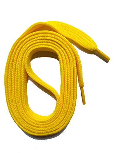 SNORS SCHNÜRSENKEL flach GELB 75cm, reißfest, Made in Germany, universelle Flachsenkel aus Polyester für Sportschuhe Sneaker Turnschuhe und Kinderschuhe - ÖkoTex, 6mm breit SNORS SCHNÜRSENKEL flach GELB 75cm, reißfest, Made in Germany, universelle Flachsenkel aus Polyester für Sportschuhe Sneaker Turnschuhe und Kinderschuhe - ÖkoTex, 6mm breit von SNORS