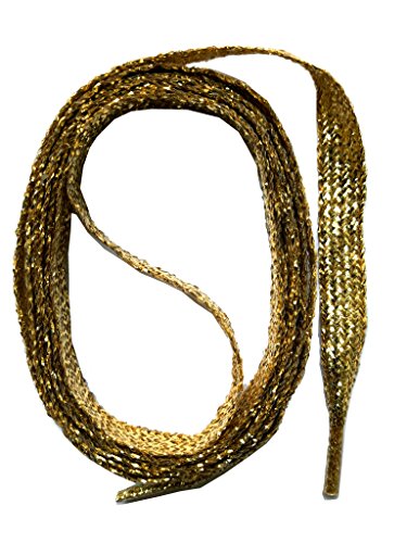 SNORS SCHNÜRSENKEL flach GOLD 100cm, reißfest, Made in Germany, universelle Flachsenkel aus Polyester für Sportschuhe Sneaker Turnschuhe und Halbschuhe - ÖkoTex, 10mm breit SNORS SCHNÜRSENKEL flach GOLD 100cm, reißfest, Made in Germany, universelle Flachsenkel aus Polyester für Sportschuhe Sneaker Turnschuhe und Halbschuhe - ÖkoTex, 10mm breit von SNORS