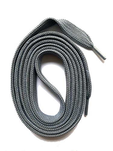 SNORS SCHNÜRSENKEL flach GRAU 180cm, reißfest, Made in Germany, universelle Flachsenkel aus Polyester für Sportschuhe Sneaker Turnschuhe und Stiefel - ÖkoTex, 6mm breit SNORS SCHNÜRSENKEL flach GRAU 180cm, reißfest, Made in Germany, universelle Flachsenkel aus Polyester für Sportschuhe Sneaker Turnschuhe und Stiefel - ÖkoTex, 6mm breit von SNORS