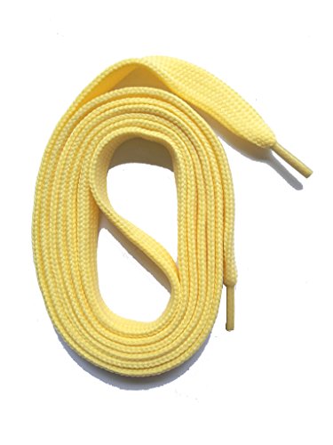 SNORS SCHNÜRSENKEL flach HELL GELB 150cm, reißfest, Made in Germany, universelle Flachsenkel aus Polyester für Sportschuhe Sneaker Turnschuhe und Laufschuhe - ÖkoTex, 6mm breit SNORS SCHNÜRSENKEL flach HELL GELB 150cm, reißfest, Made in Germany, universelle Flachsenkel aus Polyester für Sportschuhe Sneaker Turnschuhe und Laufschuhe - ÖkoTex, 6mm breit von SNORS