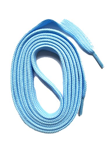 SNORS SCHNÜRSENKEL flach HELLBLAU 130cm, reißfest, Made in Germany, universelle Flachsenkel aus Polyester für Sportschuhe Sneaker Turnschuhe und Laufschuhe - ÖkoTex, 6mm breit SNORS SCHNÜRSENKEL flach HELLBLAU 130cm, reißfest, Made in Germany, universelle Flachsenkel aus Polyester für Sportschuhe Sneaker Turnschuhe und Laufschuhe - ÖkoTex, 6mm breit von SNORS