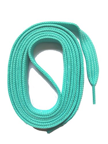 SNORS SCHNÜRSENKEL flach MINT 130cm, reißfest, Made in Germany, universelle Flachsenkel aus Polyester für Sportschuhe Sneaker Turnschuhe und Laufschuhe - ÖkoTex, 6mm breit von SNORS