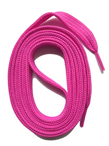 SNORS SCHNÜRSENKEL flach PINK 145cm, reißfest, Made in Germany, universelle Flachsenkel aus Polyester für Sportschuhe Sneaker Turnschuhe und Chucks - ÖkoTex, 10mm breit von SNORS