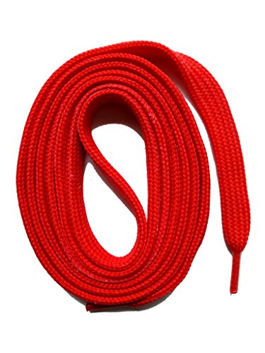SNORS SCHNÜRSENKEL flach ROT 145cm, reißfest, Made in Germany, universelle Flachsenkel aus Polyester für Sportschuhe Sneaker Turnschuhe und Chucks - ÖkoTex, 10mm breit SNORS SCHNÜRSENKEL flach ROT 145cm, reißfest, Made in Germany, universelle Flachsenkel aus Polyester für Sportschuhe Sneaker Turnschuhe und Chucks - ÖkoTex, 10mm breit von SNORS