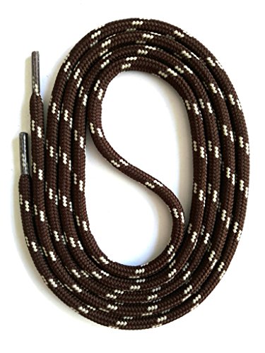 SNORS Schnürsenkel rund DUNKELBRAUN HELLGRAU 180cm Ø5mm, Sicherheitssenkel für Arbeitsschuhe & Wanderschuhe - sehr reißfest, waschbar, Schuhband SNORS Schnürsenkel rund DUNKELBRAUN HELLGRAU 180cm Ø5mm, Sicherheitssenkel für Arbeitsschuhe & Wanderschuhe - sehr reißfest, waschbar, Schuhband von SNORS