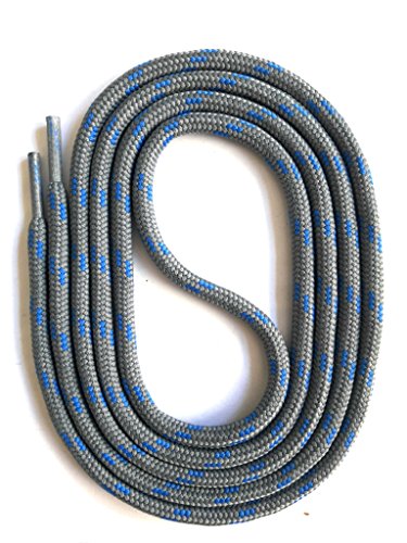 SNORS Schnürsenkel rund GRAU BLAU 75cm Ø5mm, Sicherheitssenkel für Arbeitsschuhe, Wanderschuhe, Trekking - sehr reißfest, waschbar, Schuhband SNORS Schnürsenkel rund GRAU BLAU 75cm Ø5mm, Sicherheitssenkel für Arbeitsschuhe, Wanderschuhe, Trekking - sehr reißfest, waschbar, Schuhband von SNORS