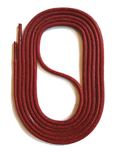 SNORS runde Schnürsenkel GEWACHST DUNKELROT 90cm Ø3mm - Baumwolle, Rundsenkel für Business Anzug- und Lederschuhe, edle Schuhbänder reißfest SNORS runde Schnürsenkel GEWACHST DUNKELROT 90cm Ø3mm - Baumwolle, Rundsenkel für Business Anzug- und Lederschuhe, edle Schuhbänder reißfest von SNORS