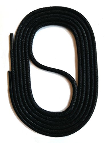 SNORS runde Schnürsenkel GEWACHST SCHWARZ 90cm Ø3mm - Baumwolle, Rundsenkel für Business Anzug- und Lederschuhe, edle Schuhbänder reißfest SNORS runde Schnürsenkel GEWACHST SCHWARZ 90cm Ø3mm - Baumwolle, Rundsenkel für Business Anzug- und Lederschuhe, edle Schuhbänder reißfest von SNORS