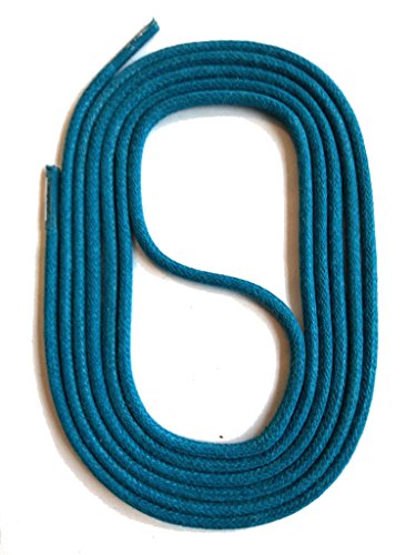 SNORS runde Schnürsenkel GEWACHST TÜRKIS 75cm Ø3mm - Baumwolle, Rundsenkel für Business Anzug- und Lederschuhe, edle Schuhbänder reißfest SNORS runde Schnürsenkel GEWACHST TÜRKIS 75cm Ø3mm - Baumwolle, Rundsenkel für Business Anzug- und Lederschuhe, edle Schuhbänder reißfest von SNORS