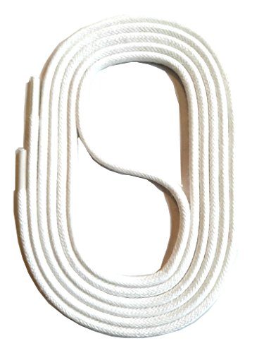 SNORS runde Schnürsenkel GEWACHST WEISS 90cm Ø3mm - Baumwolle, Rundsenkel für Business Anzug- und Lederschuhe, edle Schuhbänder reißfest SNORS runde Schnürsenkel GEWACHST WEISS 90cm Ø3mm - Baumwolle, Rundsenkel für Business Anzug- und Lederschuhe, edle Schuhbänder reißfest von SNORS
