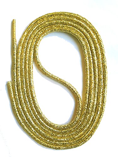 SNORS runde Schnürsenkel GOLD 90cm Ø3mm - stabil, reißfest, waschbar, robuste Schuhbänder für Sneaker Sport- und Laufschuhe Halbschuhe SNORS runde Schnürsenkel GOLD 90cm Ø3mm - stabil, reißfest, waschbar, robuste Schuhbänder für Sneaker Sport- und Laufschuhe Halbschuhe von SNORS
