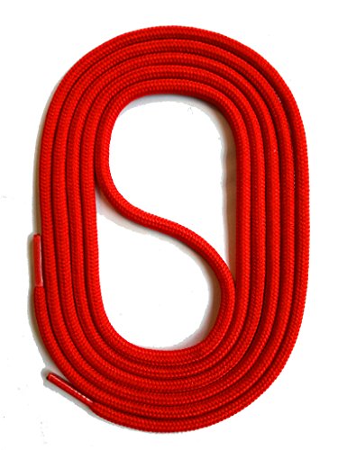 SNORS runde Schnürsenkel ROT 90cm Ø3mm - stabil, reißfest, waschbar, robuste Schuhbänder für Sneaker Sport- und Laufschuhe Halbschuhe von SNORS