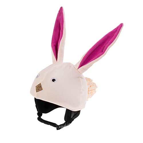 Skihelm und Snowboardhelm Abdeckung Cow/Rabbit/Lion/Chicken/Devil Teufel rot für Kinder Überzug Helmcover (Rabbit) von SNOWSPORT.PL