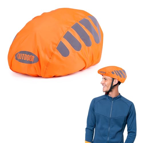 Fahrradhelm Regenschutz, Winddichter Helmüberzug Universal Reflektierende Staubdicht Helm Überzug für Alle Helme Fahrradhelm Regenschutz, Winddichter Helmüberzug Universal Reflektierende Staubdicht Helm Überzug für Alle Helme von SNSYGN