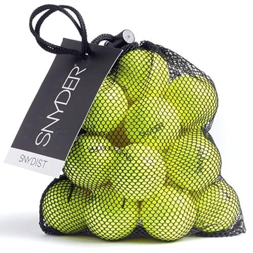 SNYDER - SNY DIST Premium Golfbälle | 20 Stück | Ideal für: Hohe Spins, gerade Flugbahnen & maximale Kontrolle | Golfball Farbe: Neon Yellow von SNYDER