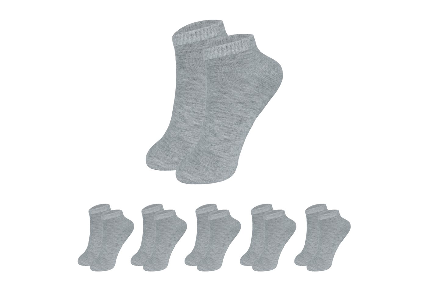 SO.I Freizeitsocken Sneaker Socken für Damen & Herren aus Baumwolle (Größen 35-46, 5-20 Paar) atmungsaktive Unisex Socken von SO.I