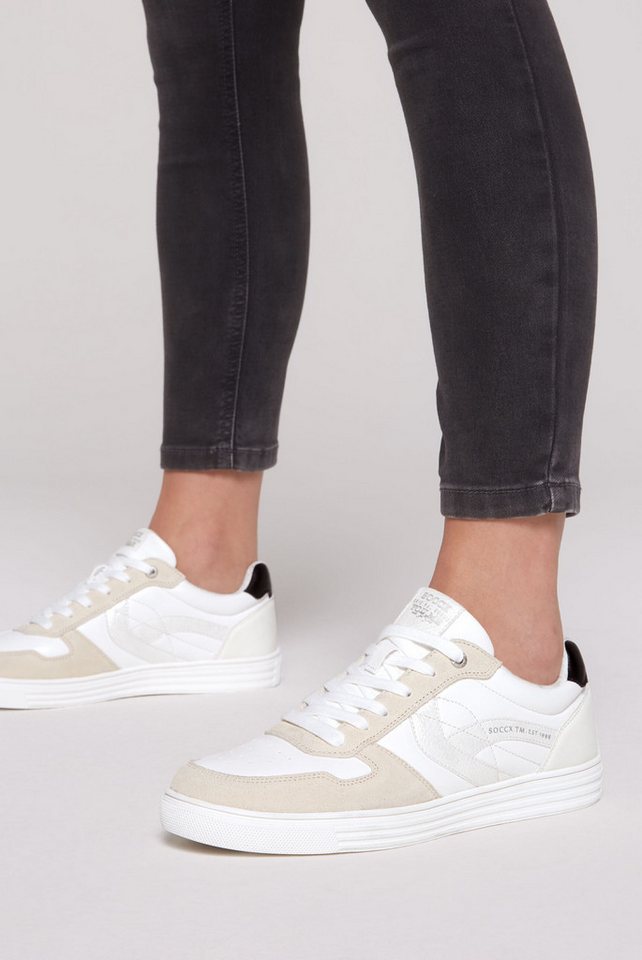 SOCCX Sneaker mit Zehenkappe aus Veloursleder SOCCX Sneaker mit Zehenkappe aus Veloursleder von SOCCX