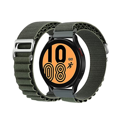Alpine Loop Armbänder Kompatibel mit Samsung Galaxy Watch 5 Pro 45mm Armband, 20MM Textil Loop Titan G-Haken Nylon Sport Armband für Samsung Galaxy Watch 5 Pro 45mm (E) von SOCFLO