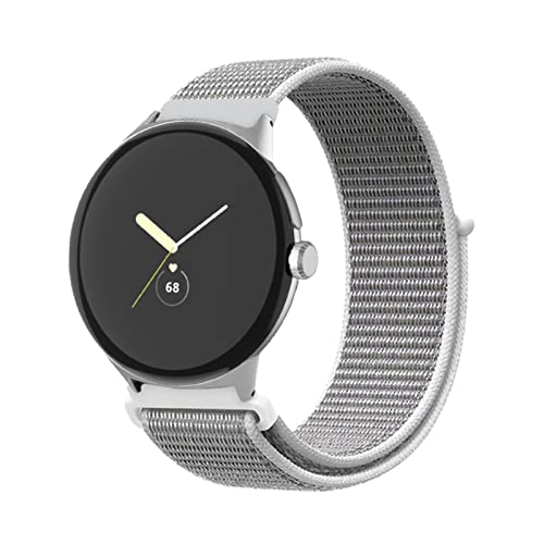 Nylon Armband für Google Pixel Watch Armband, Verstellbares Sport Dehnbarer Ersatz Armband Kompatibel mit Google Pixel Watch Armband (B) von SOCFLO
