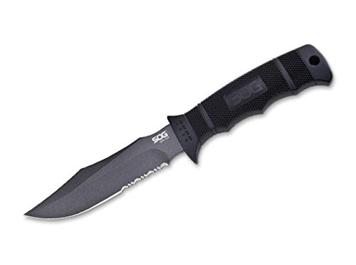 SOG Unisex – Erwachsene Seal Pup Feststehendes Messer, Schwarz, 24 cm SOG Unisex – Erwachsene Seal Pup Feststehendes Messer, Schwarz, 24 cm von SOG