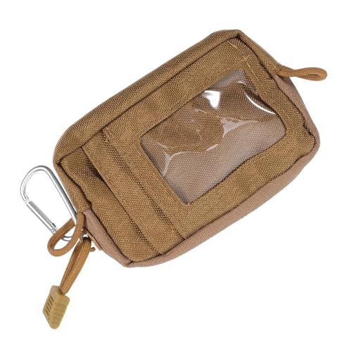 SOIMISS 1Stk Outdoor-Gürteltasche Reise-Hüfttasche Reisetaschen sportliche Münztasche Outdoor Gear Outdoor geldbörse schlüsseltasche Hüfttasche mit Münzen Outdoor-Tasche 1000D-Nylon Khaki von SOIMISS