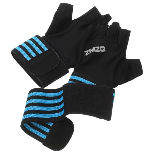 SOIMISS 2 Paar Halbfinger-Handschuhe Karpaltunnel-handschuh Trainingshandschuhe rutschfeste Sporthandschuhe Rennradhandschuhe Halbfinger Fahrradhandschuhe Strickbündchen Blue SOIMISS 2 Paar Halbfinger-Handschuhe Karpaltunnel-handschuh Trainingshandschuhe rutschfeste Sporthandschuhe Rennradhandschuhe Halbfinger Fahrradhandschuhe Strickbündchen Blue von SOIMISS