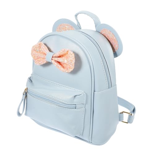 SOIMISS 2 Stück Schleife Rucksack Für Damen Pailletten Rucksäcke Büchertasche Modische Schultasche Tails Schultasche Mini Büchertasche Für Damen Mini Rucksäcke Für Mädchen Blaues von SOIMISS