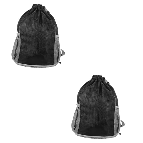 SOIMISS 2st Reisetasche Basketballtasche Herrenrucksäcke Für Die Reise Basketballrucksack Für Männer Kleine Sporttasche Schwimmtrainingstasche Cinchos para Hombres Sporttaschen Black Nylon von SOIMISS