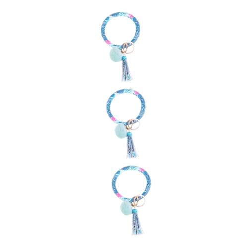 SOIMISS 3 STK Schlüsselanhänger Bag Charm Dekoration Weihnachten weihachtsdeko weihnachtsdeko weihnachtsdeko Portemonnaie-Armband für Frauen Brieftasche Schlüsselarmband aus Leder von SOIMISS