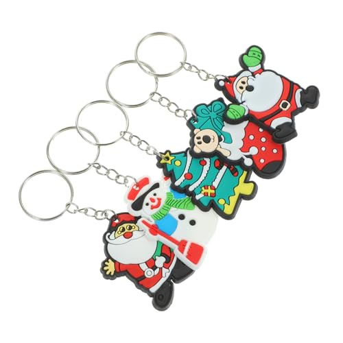 SOIMISS 70 Stück Weihnachts Schlüsselanhänger DIY Weihnachtsschmuck Auto PVC Schlüsselanhänger Schlüsselanhänger Anhänger Ornament Geldbeutel Anhänger Diamant Kunst von SOIMISS